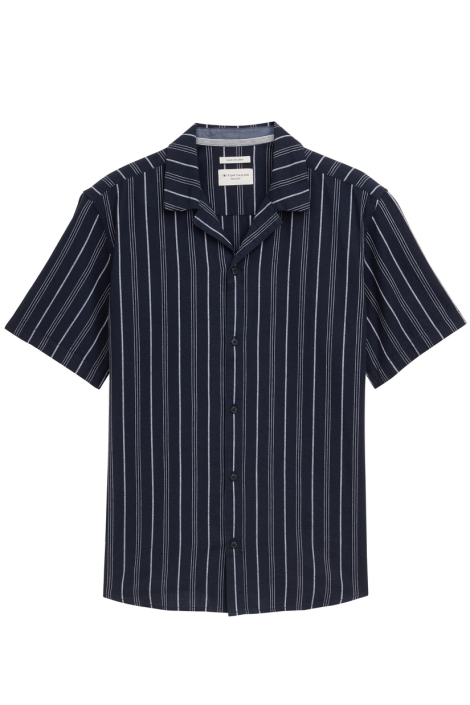 Tom Tailor striped cotton linen shirt